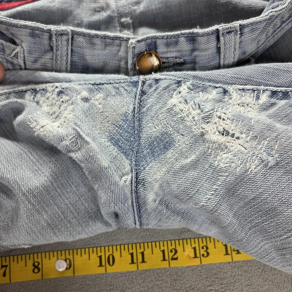 Vintage Levis Engineered Jeans Mens 34x34 Blue Twisted Light Wash Patched